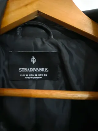 Chaqueta de cuero negra SIN USO