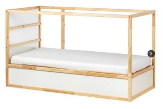 Cama reversible pino/blanco