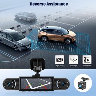 Cámara Coche 4 Canales Full HD 1080P