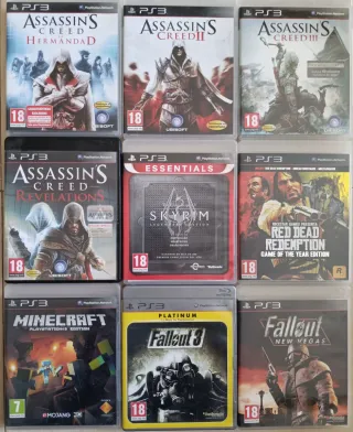 Lote Juegos PS3 (Acción, Carreras, RPG)