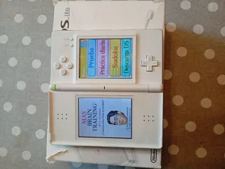Nintendo DS Lite Blanca + Manuales+ Caja. LEER