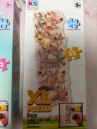 Puzzles XL de gatos y perros (52 piezas)