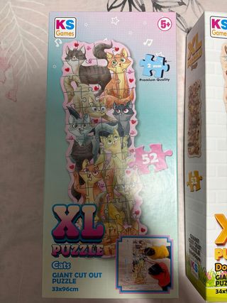 Puzzles XL de gatos y perros (52 piezas)
