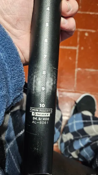 Tija sillin Scott Spark Aluminio BTT