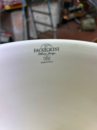 Vaso Facciolini Ceramica Decorato
