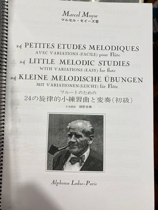 Marcel Moyse Estudios Flauta Travesera