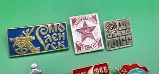 Lote 6 Insignias Militares Soviéticas