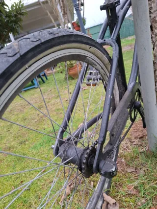 Bicicleta Paseo Retro Negra