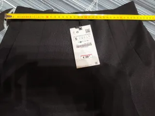 Pantalón de traje negro Zara Talla S