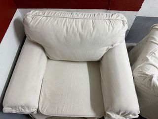 Butacas beige de tela