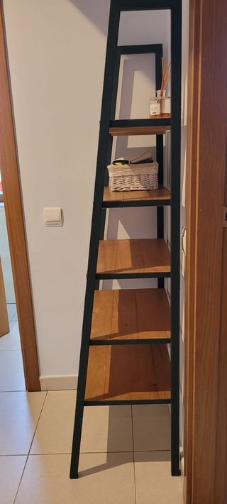 Estantería Industrial Banak Hierro/Madera