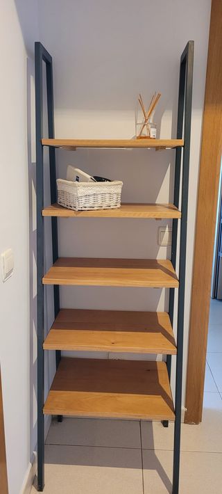 Estantería Industrial Banak Hierro/Madera