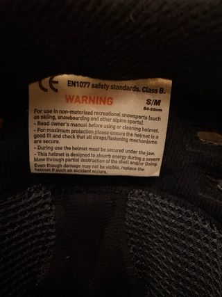 Casco Esquí Junior Trespass Negro