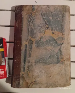Libro antiguo militar 1820 con manuscrito "único"