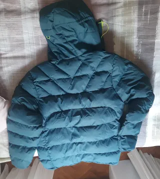 Abrigo de plumas IZAS verde/petróleo