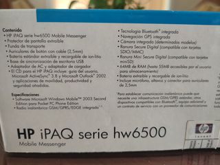 HP iPAQ HW6500 con accesorios y caja