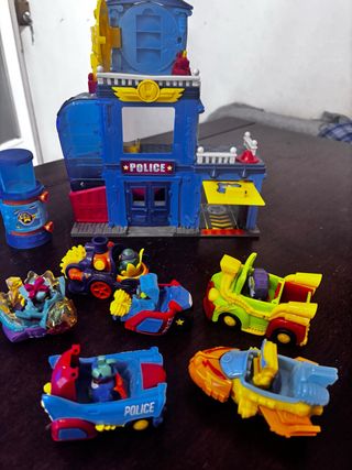 Superzings Set de Juego Policía y Vehículos