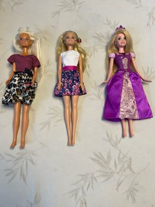 Lote 3 Barbies Mattel 2018