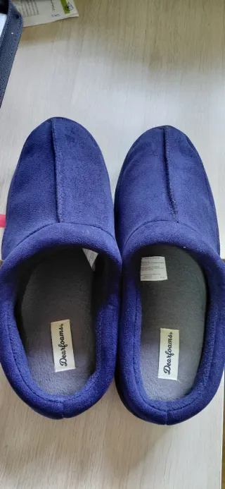 Zapatillas casa hombre Dearfoams azul marino
