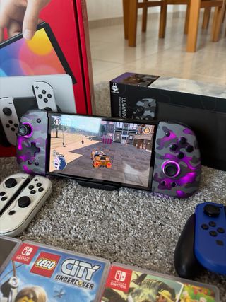 Nintendo Switch OLED + 10 Juegos y Accesorios