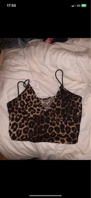 Top estampado leopardo