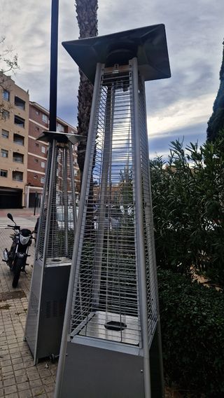 Estufa Piramidal Exterior Gas