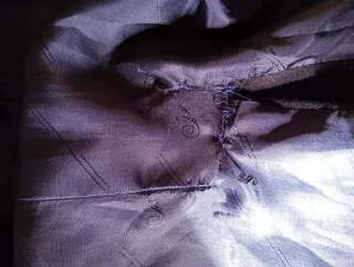 Abrigo Vintage Lujo Dormeuil Azul