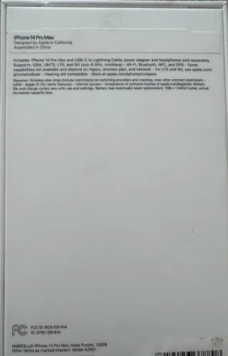 iPhone 14 Pro Max Violeta