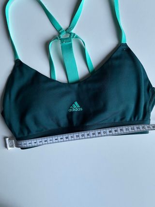 Top sportivo Adidas verde acqua