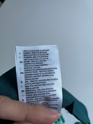 Top sportivo Adidas verde acqua