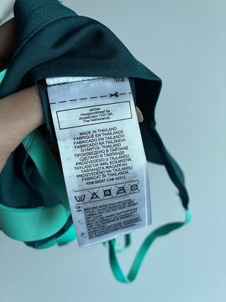 Top sportivo Adidas verde acqua