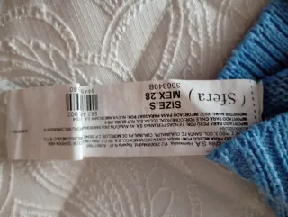 Jersey Sfera cuello alto azul Talla S