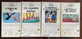 Colección 4 VHS Tintín