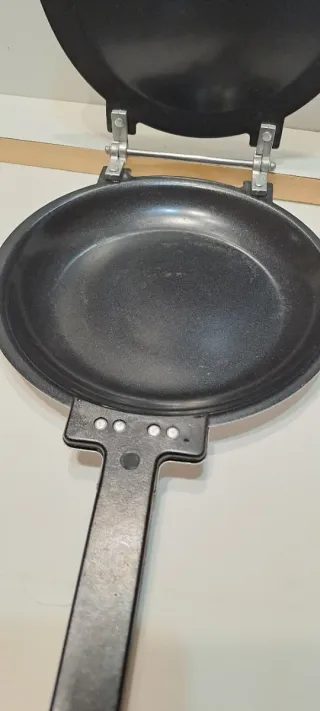 Padella doppia girafrittata/crepes antiaderente