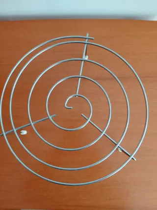 Rejilla espiral para microondas