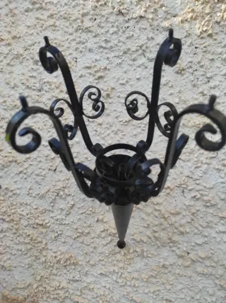 Aplique forja para antorcha o adorno