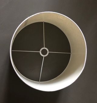 Pantalla lámpara gris claro metalizado ø 45 cm