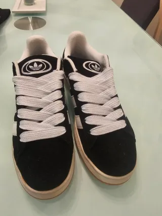 Adidas Campus Zapatillas Negras Blancas