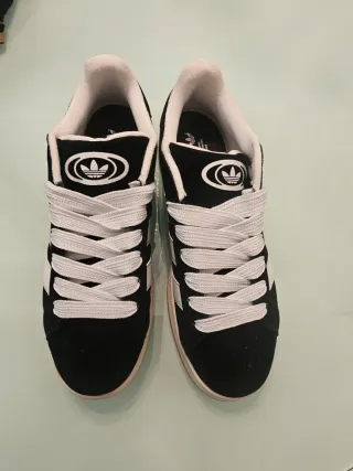 Adidas Campus Zapatillas Negras Blancas