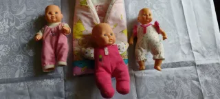 Lote 3 Muñecas Bebé