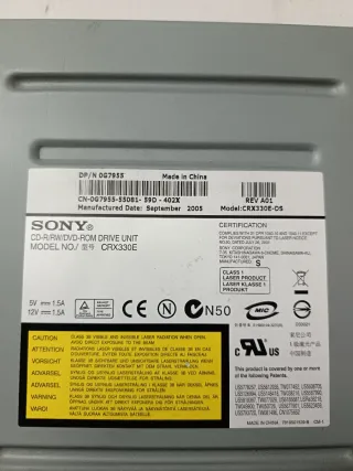 Sony DVD RW Drive
