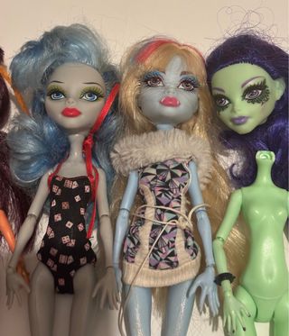 Lote 5 Muñecas Monster High