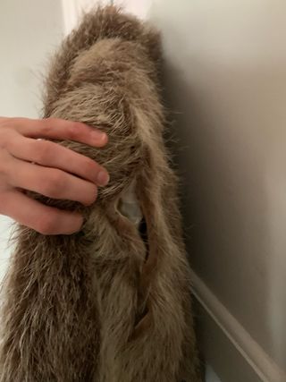Abrigo de pelo natural