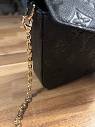Borsa Louis Vuitton Nero e Oro