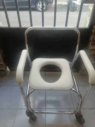 Silla WC y ducha con ruedas