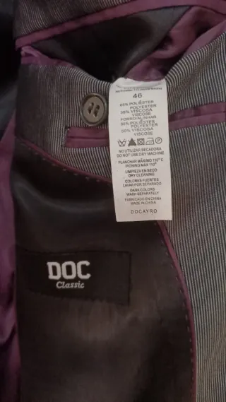 Chaqueta Gris Talla 46 - Recién Lavada