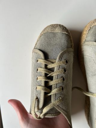 Alpargatas plataforma verdes Andreas