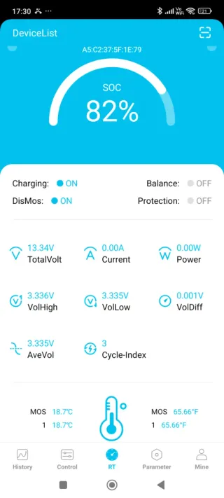 Batería Litio LiFePO4 12V 100Ah Bluetooth.