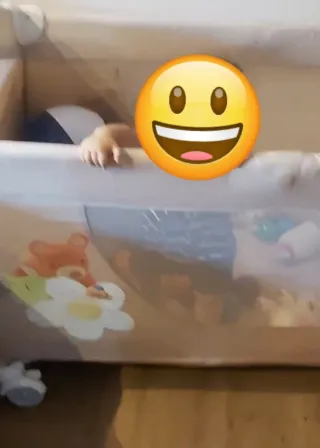 Cuna de viaje plegable