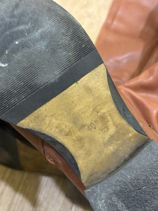 Botas altas de piel mujer